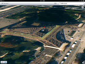 Eiffel Tower iOS 6 maps